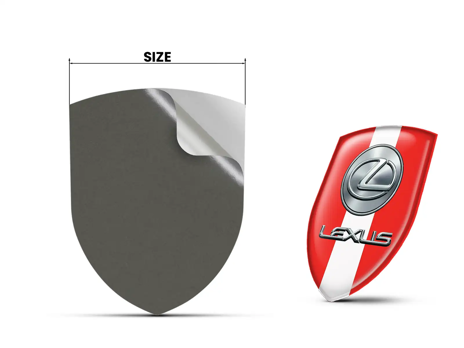 Lexus Logosticker Business Sportlich Stern Minimalistisch